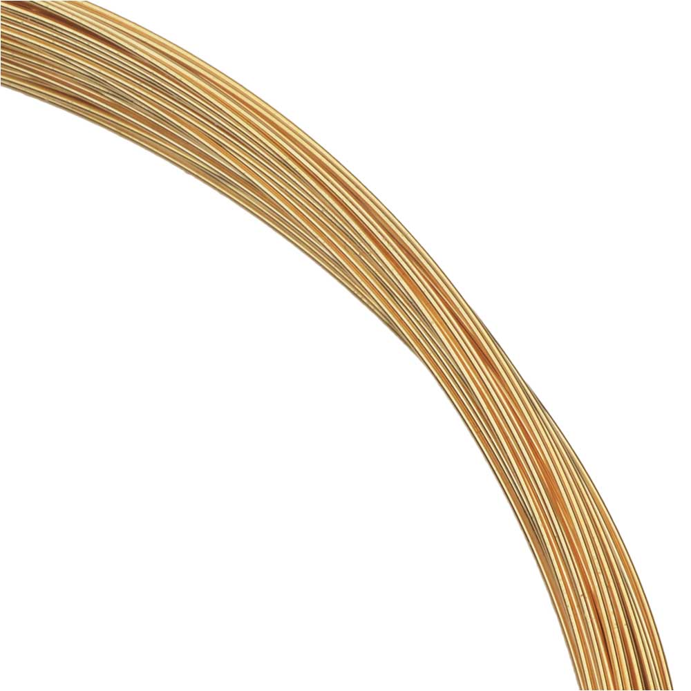 28 Gauge Rose Gold Filled Round Half Hard or Dead Soft Wire - Beadspoint